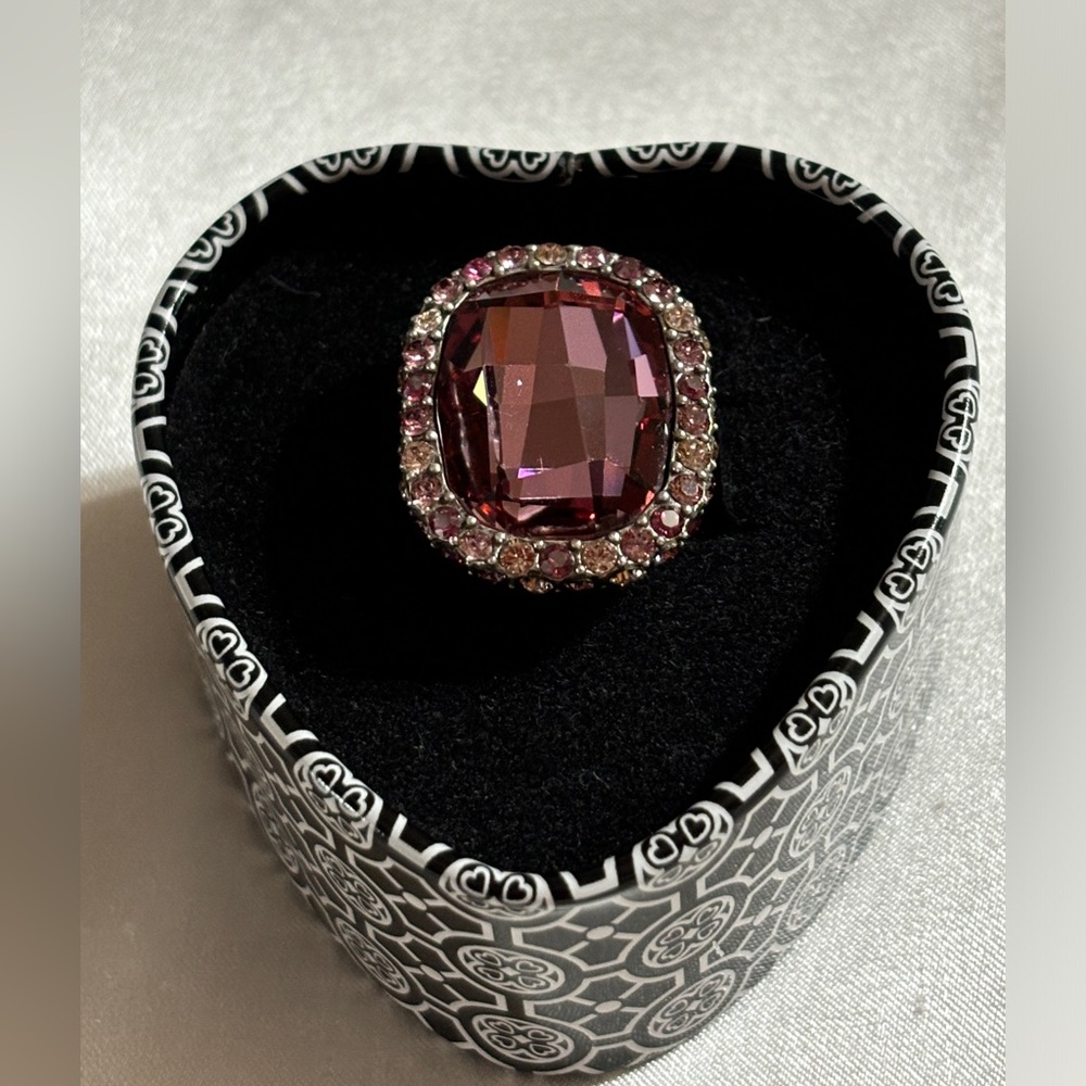 Brighton Pink Contessa Rare Collectable Ring Size 7